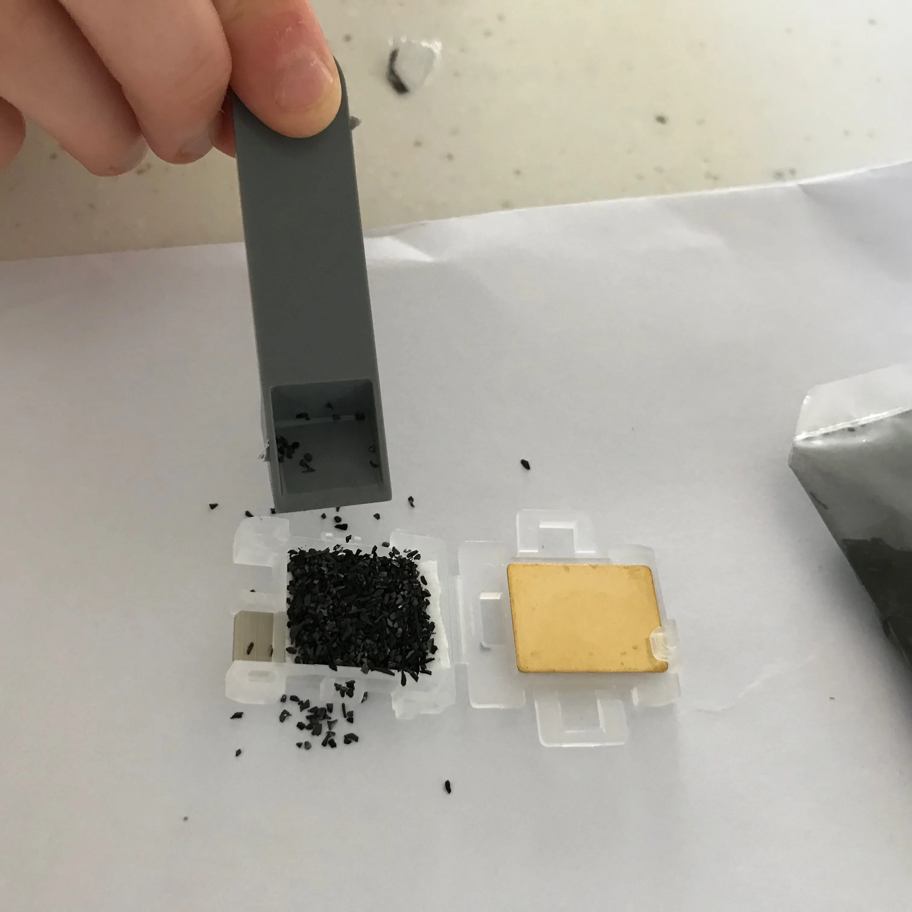 adding carbon into the battery 