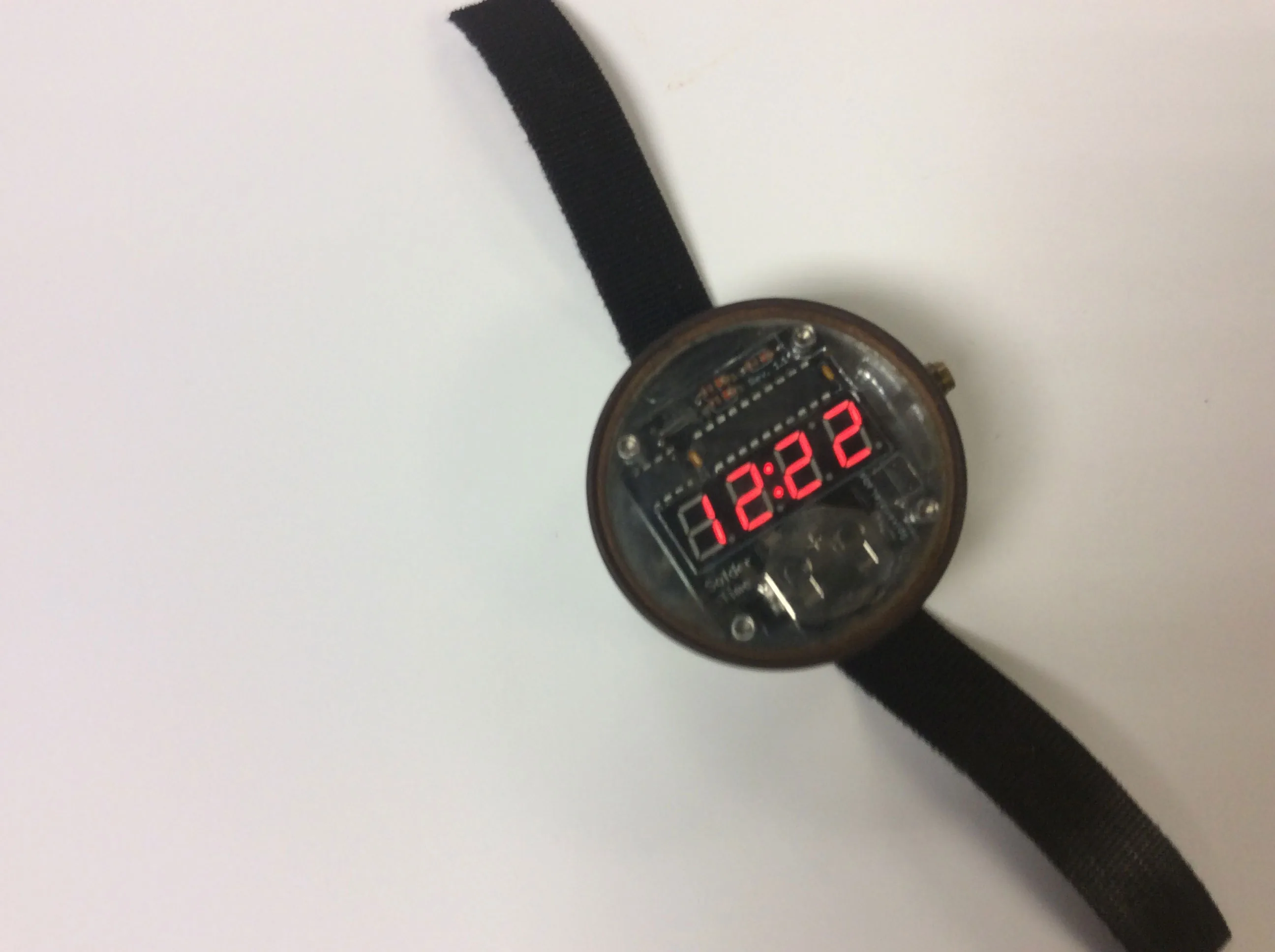 Soldertime watch in case